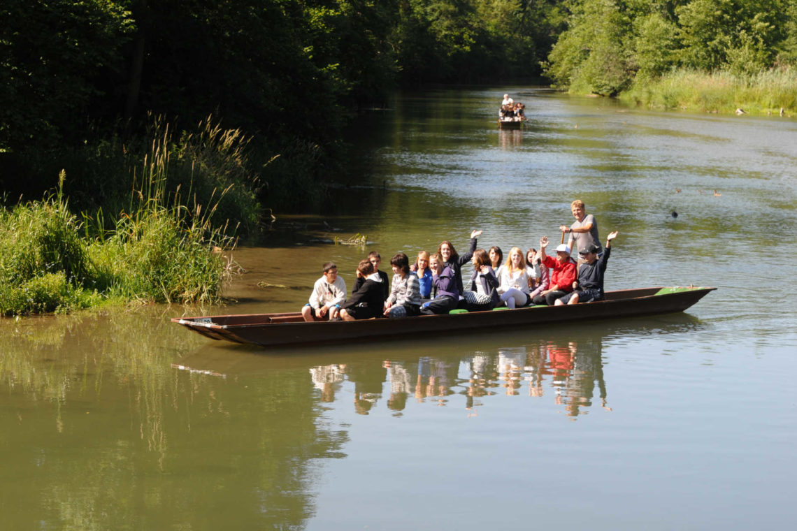 Schulausflug im Taubergießen, Sommer 2009